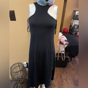 Banana Republic Black Midi Dress